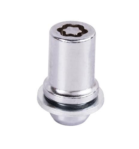 Image of 00276-00901 Chrome Locking Lug Nuts M12 x 1.5 4 Pcs Compatible with 2005-2024 Toyota 4Runner Corolla Cruiser Highlander Matrix Sequoia Solara Tacoma Lexus GX460 GX470 RX330 SC430 27600901