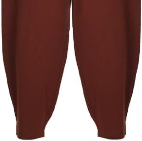 BPURB Hermann Middeleeuwse broek voor heren, Vikingbroek, piratenbroek, katoen, linnen, baggy, losse harembroek met zak, zwart, M BPURB Hermann Middeleeuwse broek voor heren, Vikingbroek, piratenbroek, katoen, linnen, baggy, losse harembroek met zak, zwart, M