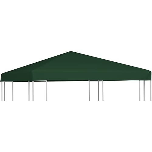vidaXL Gazebo Top Cover 0.68lb/m² 118.1"x118.1" Green