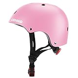 CELOID Kids Bike Helmet,Toddler Skateboard Helmets for Age 2-3-4-5-8 Years Boy Girls，Adjustable Multi-Sport Bicycle Skateboarding Football Roller Skating Scooter Rollerblade Balance Bike Helmet,Pink