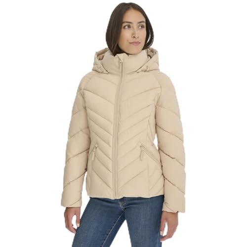 Tommy Hilfiger Women's Every Day Lightweight Packable Coat, Chino, L
