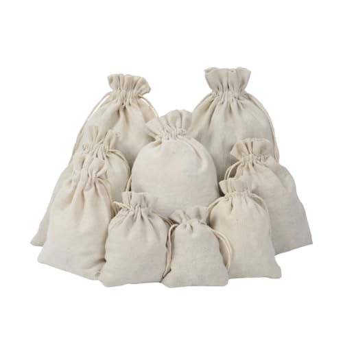 PACKOVE 1set Empty Drawstring Sachets for Lavender and Herbs Lightweight Storage Bags Sturdy Construction for Travel and Home Organization Multiple Included 4pcs