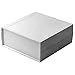 BUD Industries PC-11404 Plastic Style A Box, 5.99" L x 1.33" W x 0.09" H, Gray