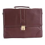 Cuir véritable de qualité supérieure : fabriqué à partir de cuir marron ou cognac de haute qualité pour un look professionnel et raffiné.