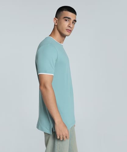 Puma Men's Classic Fit Tees (68709850_Blue Shimmer