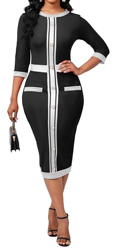Image of CuteCherry Women Sexy Dress Bodycon Work Dress Elegant Pencil Dress