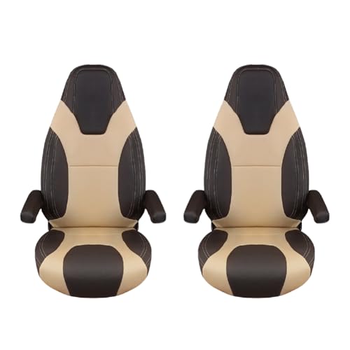 Housses de siège Ducato Boxer Jumper 2006-2023 bicolores pour camping-car