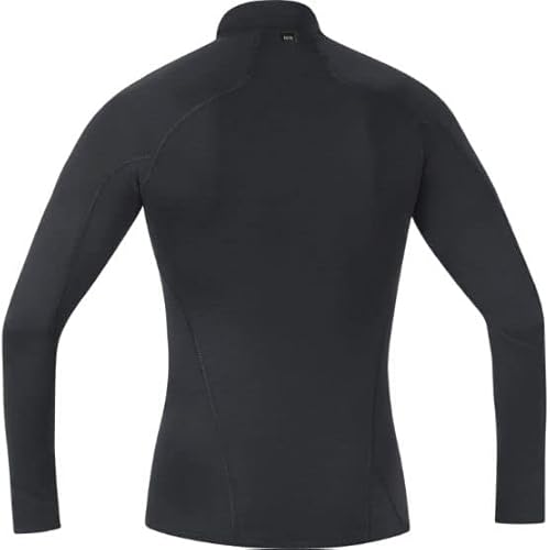 GORE WEAR Męska koszulka M Base Layer Thermo ze stójką, czarna, M-L