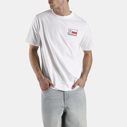 Reebok Polska Football T-Shirt évite la transpiration lors des matchs intenses
