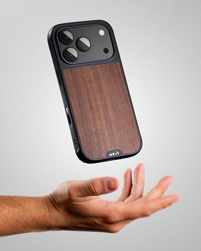 Image of Mous for iPhone 17 Pro Limitless Walnut Case, Compatible with MagSafe, Full Camera Protection, Shockproof, Brown