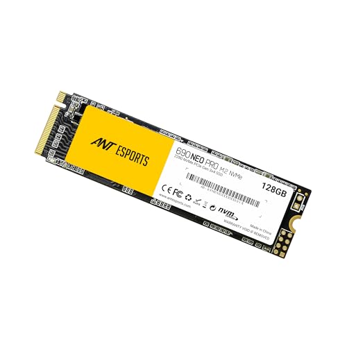 Image of Ant Esports 690 Neo Pro M.2 NVME 128GB Internal Solid State Drive /SSD with NMVE PCIe Gen3x4 Drive Supporting The PCI Express 3.1, speeds Upto Read /Write - 1600 /1100 MB /s Compatible with PC and Laptop