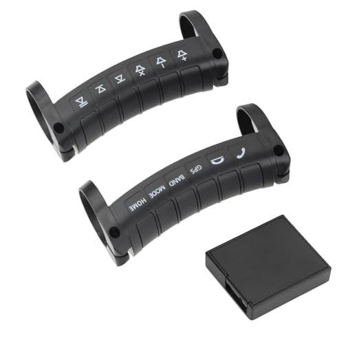 Control remoto de volante universal de 5 botones y batería integrada para DVD de coche