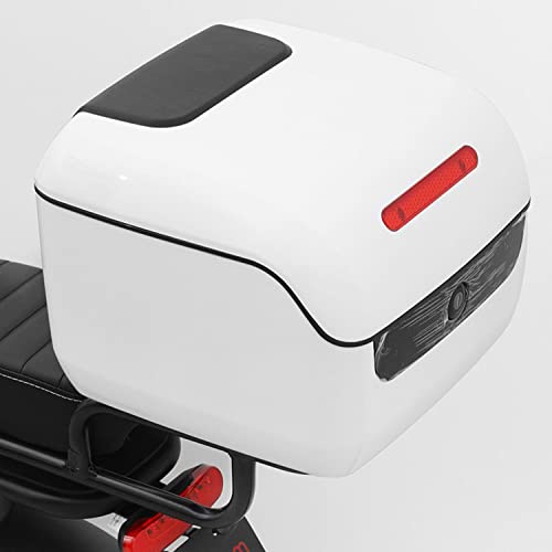 Wnanch Motorcycle Tour Tail Box Trunk Luggage With Security Lock Top Box Scooter 33x33x24 Cm/13