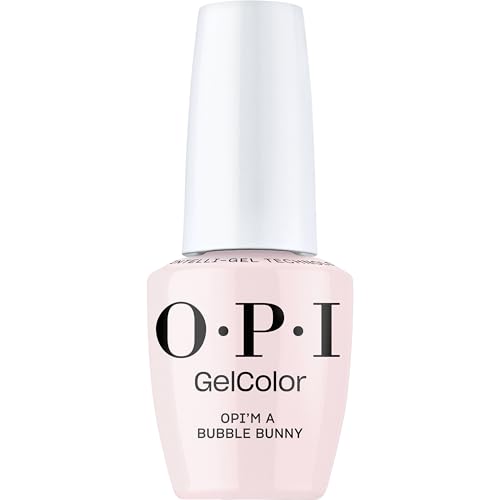 OPI GelColor OPI’m a ​Bubble Bunny | Sheer Neutral Pink Crème LED Cure Gel Nail Polish | Salon-Quality Shine, Long-Lasting Wear | 0.5 Fl Oz | The New OPIcons Collection | Spring 2026