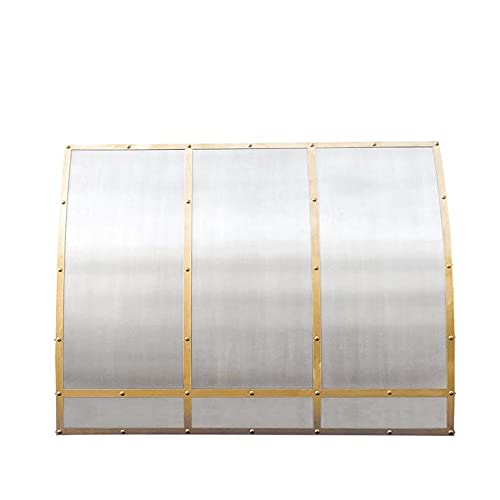 SINDA Hand-Crafted Stainless Steel Range Hood with High Airflow Centrifugal Blower, Includes SUS 304 Liner and Baffle Filter, High CFM Vent Motor, SRH8-4W4242L, 42"Wx42"H, Wall Mount