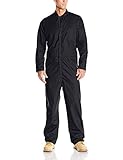 Red Kap Men's Twill Action Back Coverall, Black, 40