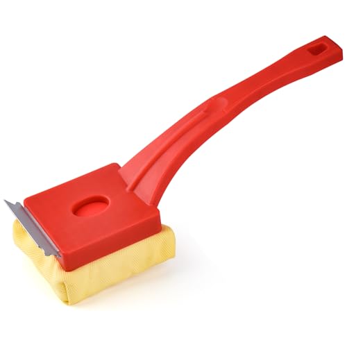 Grill Brush Bristle Free,Steam Cleaning Grill Brush - Safe for All Grill Types,Replaceable Head Barbecue Grill Cleaning Brush