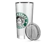 Stainless Steel Insulated Tumbler 20oz 30oz Brewsters, Travel Mug Animal Cold Hot Coffee Tea Cup Cro