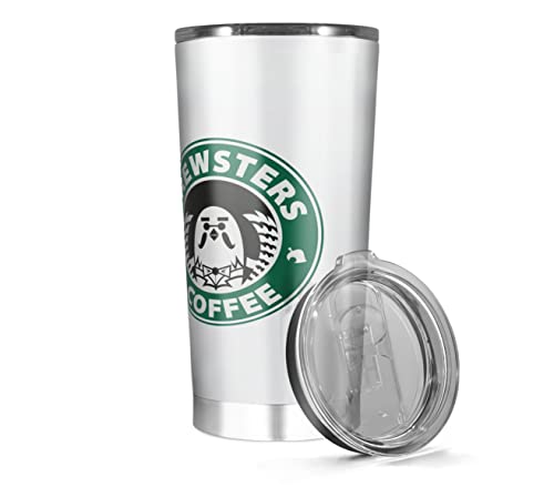 Stainless Steel Insulated Tumbler 20Oz 30Oz Brewsters, Travel Mug Animal Cold Hot Coffee Tea Cup Crossing Wine Iced Funny Cups Suit For Home Office, White #TOP13