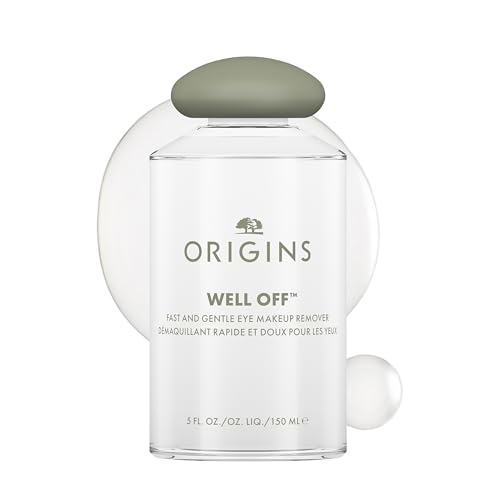 Origins Well Off Fast And Gentle Eye Makeup Remover | Ophthalmologist Tested | Non-Greasy + Non-Irritating | For All Skin Types, 5 Fl Oz