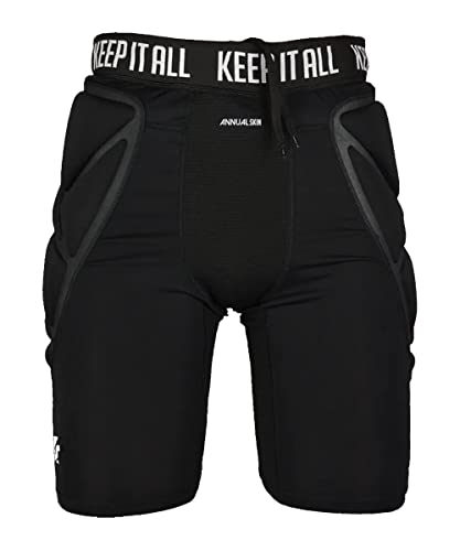 KEEPERsport - Torwart Unterziehhose gepolstert - Kurze Protektionshose für...