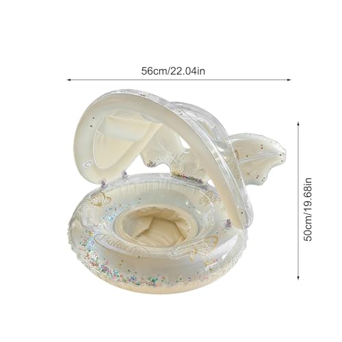 Flotador con dosel para bebés de 3 a 48 meses con asiento antivuelco 5