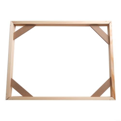 Entgoinggo Cadre en bois élégant pour loisirs créatifs sur toile, barres de châssis en bois à monter soi-même (20 x 30 cm)