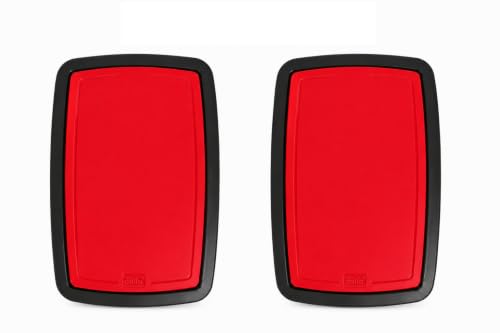 Image of Cello Plastic Garbage Swing-Lid Dustbin 48 Ltr, (RED /RED) COMBO