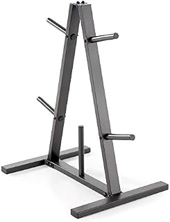 Marcy Standard Weight Plate Tree for 1-Inch Plates for Home Gym, 300 lb