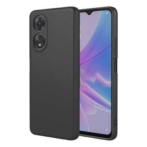 SEAHAI Case for OPPO A17 / OPPO A17K, Ultra Thin Silky-Soft Touch Liquid Silicone Phone Cover with Shockproof Airbag Design