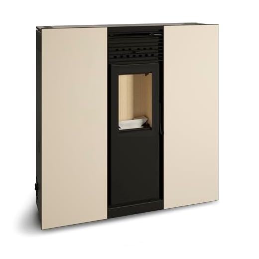 TJ - Estufa de Pellets Canalizable de Pasillo Modelo Pegaso (BLANCO, 10 kW)