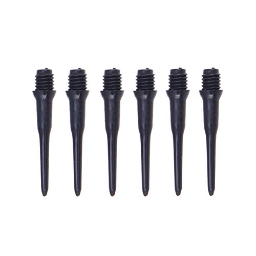 VORCOOL 250 puntini in plastica Soft Tip Dart Punti Dart Point Strumento di ricambio per accessori di freccette elettroniche, colore: nero