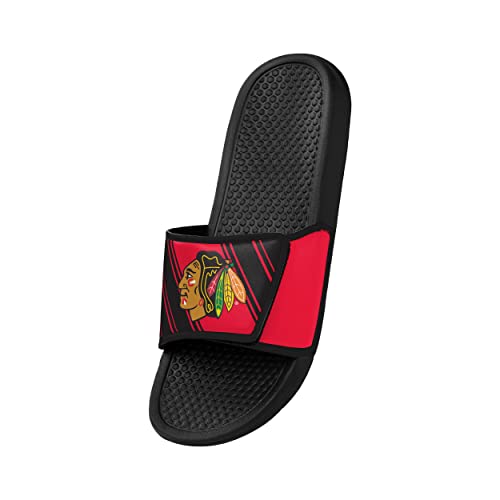 Image of FOCO Men's NHL Team Logo Sport Shower Legacy Slide Flip Flop Sandals