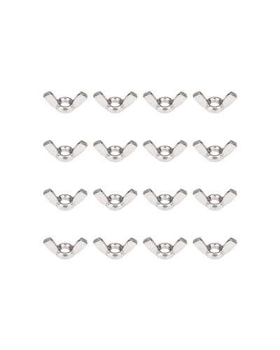 M3-0.5 Wing Nuts - IMScrews 304 Stainless Steel Wing Nuts - Durable Hardware for Home Maintenance and Professional Engineering Pack of 25