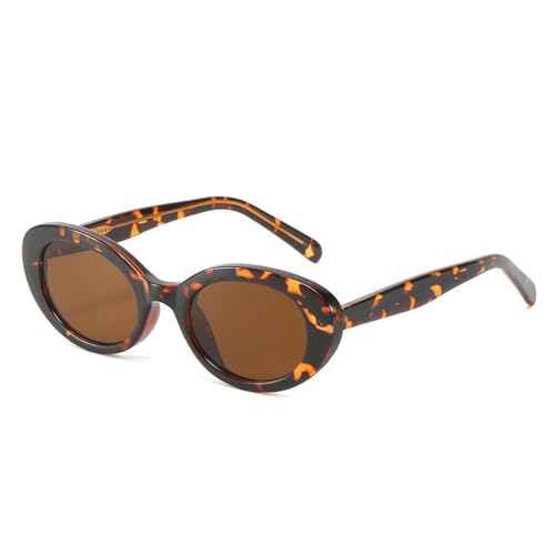 Lunettes de soleil ovales LVTFCO pour femmes et hommes, protection UV400, taille unique