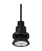 Price comparison product image OSRAM 1906 Pendulum Decospot Pendant Light, Aluminium, 6.1 W, Black