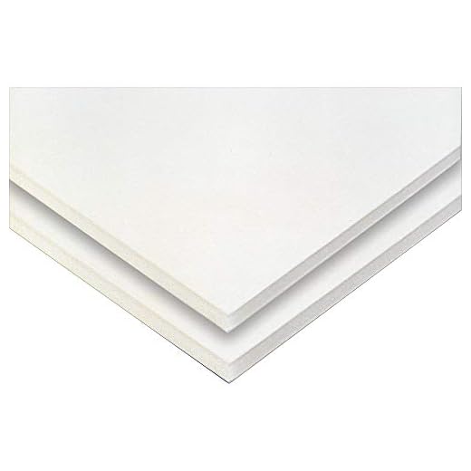 Goldline GmbGMB-119 A1 Lot de 10 plaques de carton plume Plat Board – Blanc, Lot de 10 A1