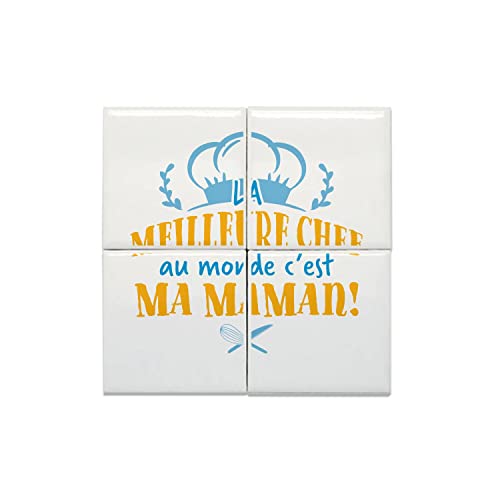 Carreaux céramique décoratif de cuisine 40x40cm idée cadeau maman