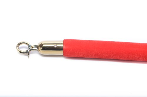 Rope Stanchion, 6 Gold Posts + 4 Ropes + Rope Signframe, #TOP6