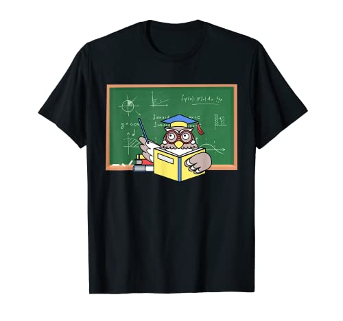 Búho Educación Matemática Búhos Camiseta