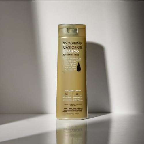 Giovanni 0716237187895 Smoothing Castor Oil Shampoo – All Hair Types thumb #1