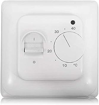 Underfloor Heating Thermostats, Smart 230V AC 16A Thermostat, Heating Thermostat, Under Floor Heating System, Electric Heating Manual Thermostat Underfloor Appliance Floor Sensor