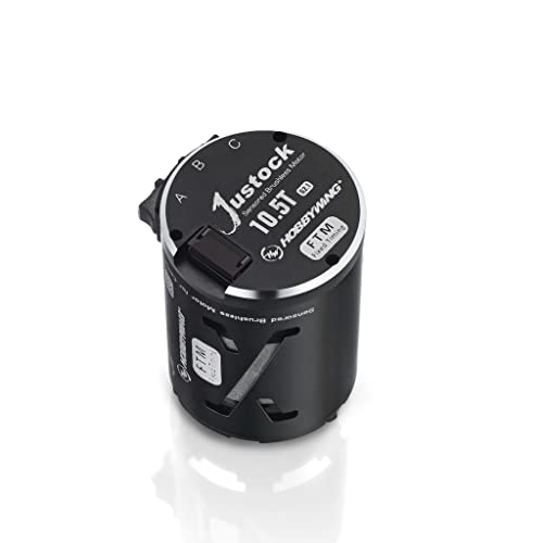 HOBBYWING JUSTOCK Black G2.1 brushless Motor for 1/10, 1/12, Zero Timing, Spec Racing (25.5T G2.1)