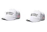 Make America Great Again Hat White Donald Trump Slogan MAGA Hat Adjustable Baseball Cap (2)