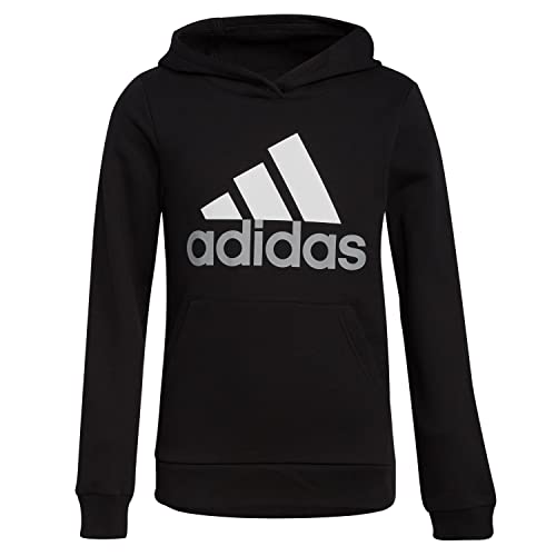 adidas boys Long Sleeve Fleece Pullover Hoodie