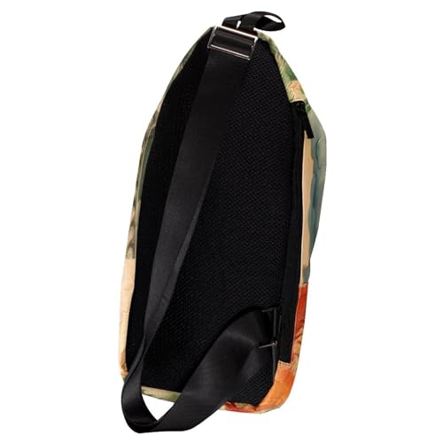 Mochila cruzada de dragones: estilo multicolor para tu día a día 2