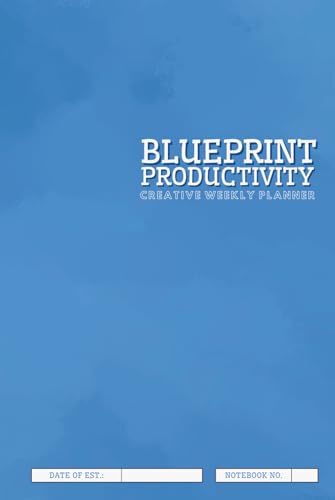Creative weekly planner - BluePrint Productivity - Hardcover Premium Edition: 55-Week Undated Schedule & Monthly Organizer. Includes Habit Tracker, ... List. Professional Time Management Notebook. image 2