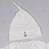 Azeeda 'Sailor Ship Anchor' Baby Beanie Hat (BH00025756) White #4