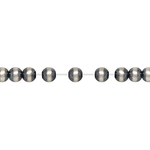 JewelrySupply Sterling Silver Navajo Style Pearl Bead Stretchy Bracelet3