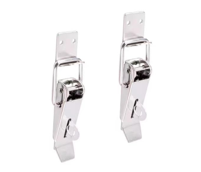 Serrure en acier inoxydable 304 DuckMouth avec mécanisme robuste à ressort pour boîtier, x2